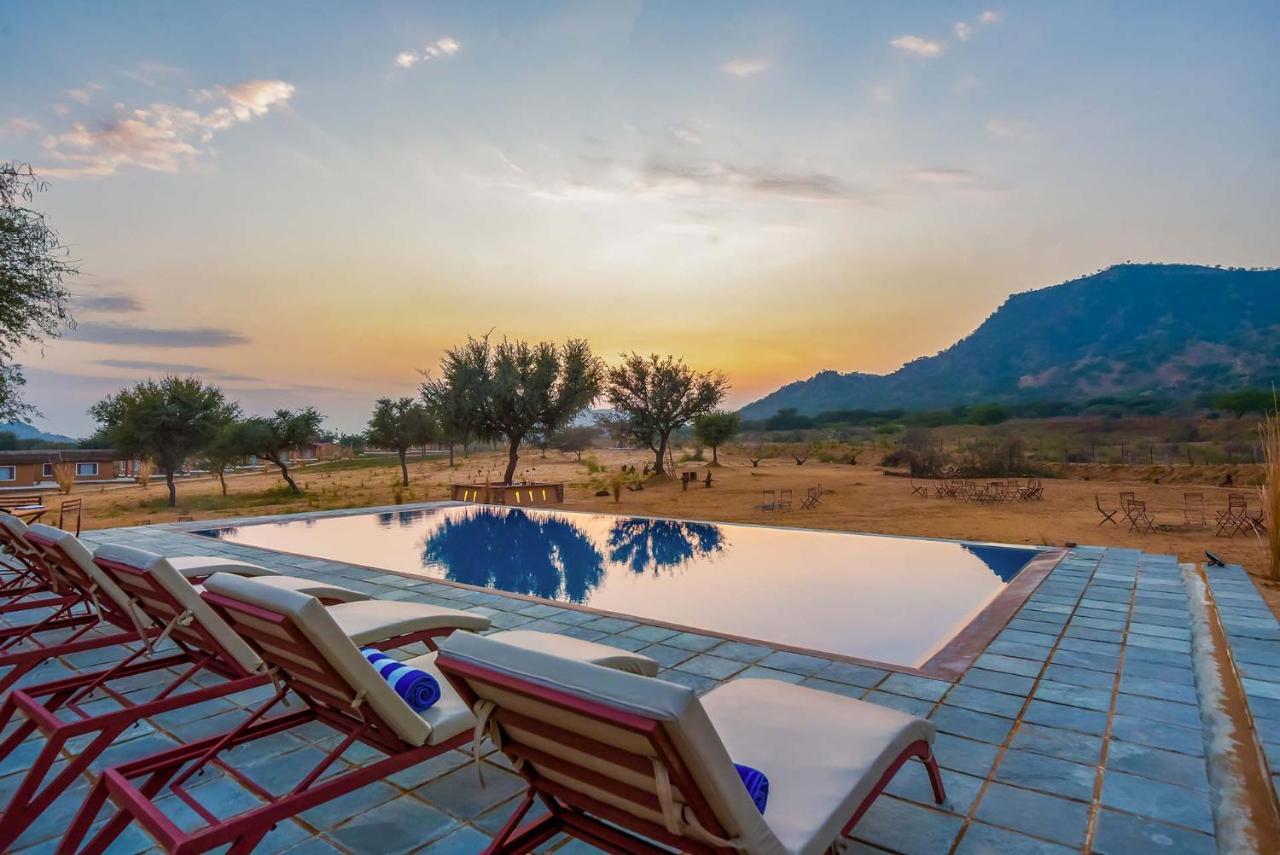 Camp Lands End Hotel Pushkar Eksteriør billede